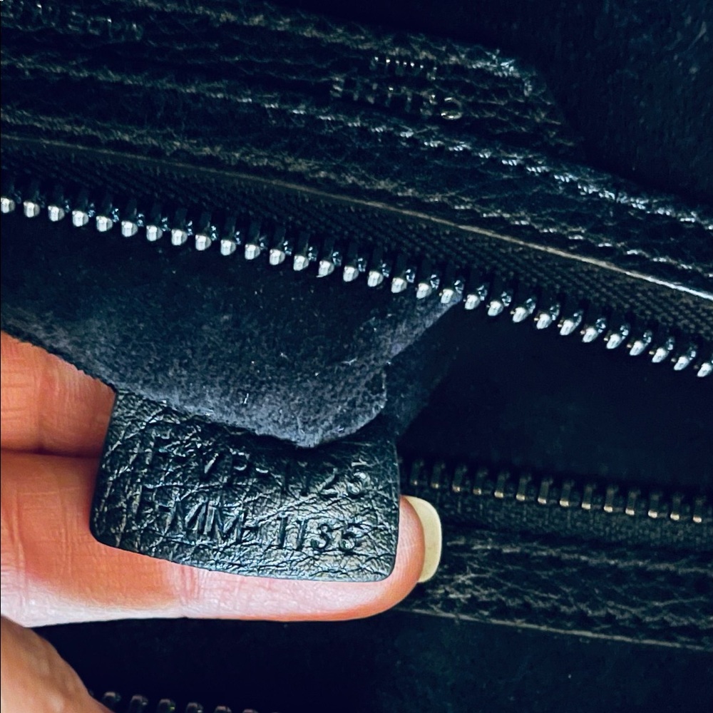Celine Mini Luggage Tote in Drummed Calfskin - black - Picture 9 of 9